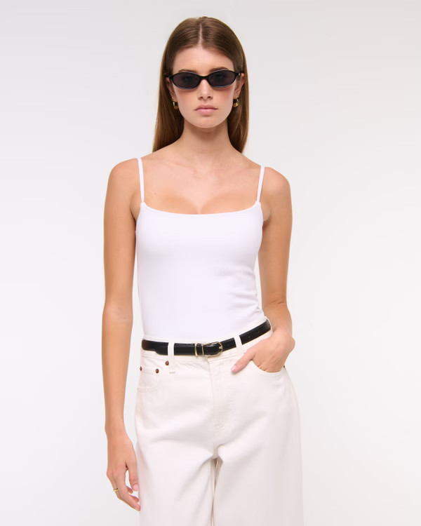 Bra-Free 90s Cami Bodysuit | Abercrombie & Fitch (US)