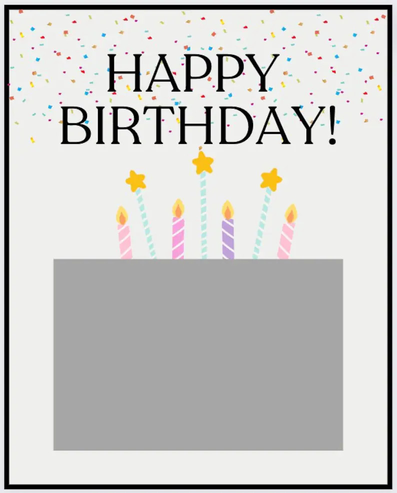 Happy Birthday Gift Tag Birthday Gift Ideas Tag for Gift Card DIGITAL DOWNLOAD - Etsy | Etsy (US)