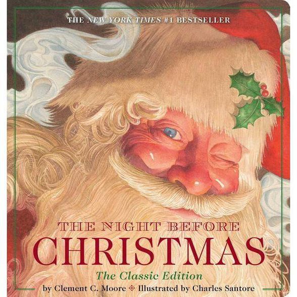 The Night Before Christmas Oversized Padded Board Book - (Classic Edition) by  Clement Moore | Target