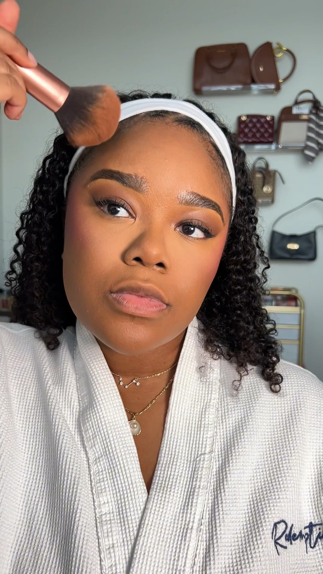 Most complimented makeup look. A soft glam makeup look to last all day/night.
#softglammakeup #makeup #pinkblush 

#LTKBeauty #LTKValentine #LTKgrwm