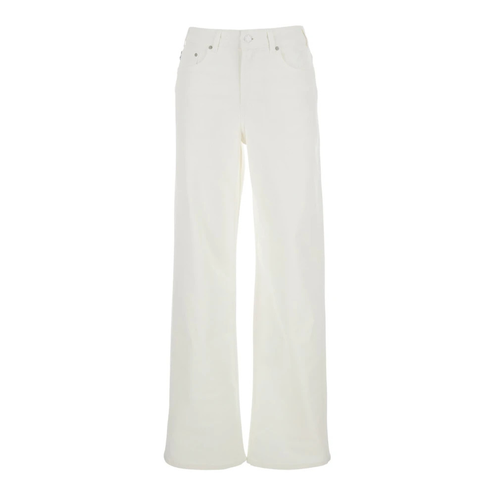 Witte Denim Jeans met Riemlussen | Miinto NL