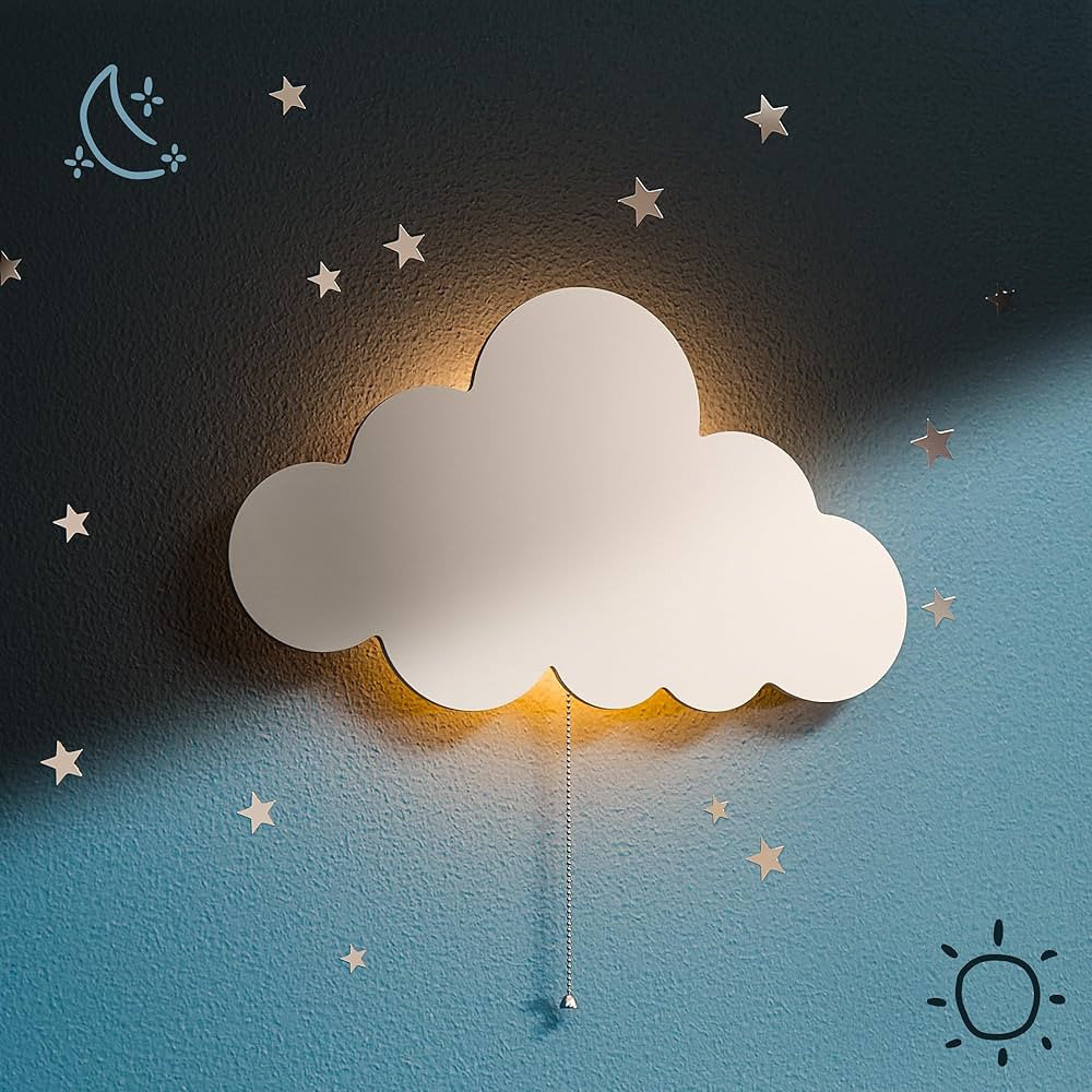 Cloud Light - Floating Cloud Wall Lamp For Nursery | Cute Floating Cloud Lamp For Kids Bedroom | ... | Amazon (US)