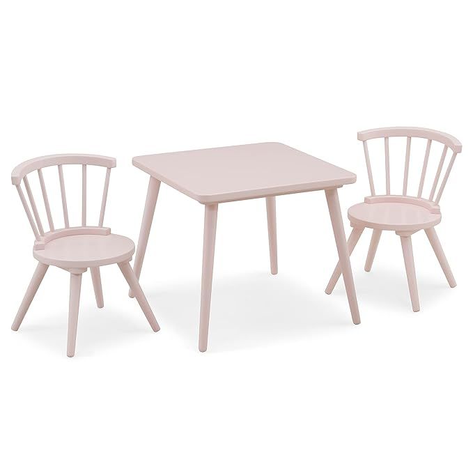 Windsor 2-Piece Chair Set, Blush Pink | Amazon (US)