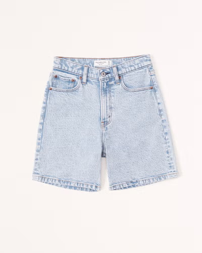 High Rise 7 Inch Dad Short | Abercrombie & Fitch (US)