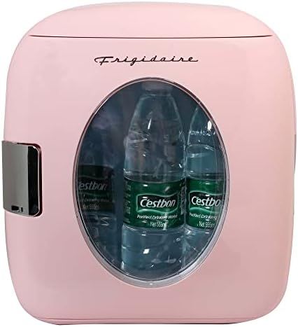FRIGIDAIRE EFMIS462-PINK 12 Can Retro Mini Portable Personal Fridge/Cooler for Home, Office or Dorm, | Amazon (US)