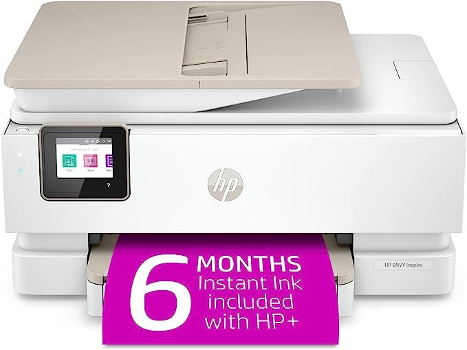 HP Envy Inspire 7955e Wireless Color All-in-One Printer with Bonus 6 Months Instant Ink with HP+ ... | Amazon (US)