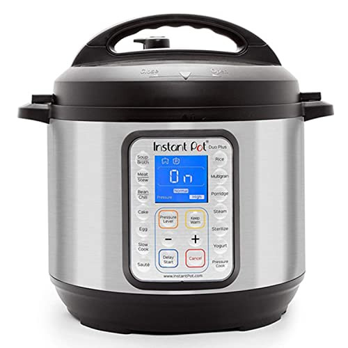 Instant Pot Duo Plus 9-in-1 Electric Pressure Cooker, Slow Cooker, Rice Cooker, Steamer, Sauté, Yogurt Maker, Warmer & Sterilizer, Includes App With Over 800 Recipes, Stainless Steel, 6 Quart | Amazon (US)