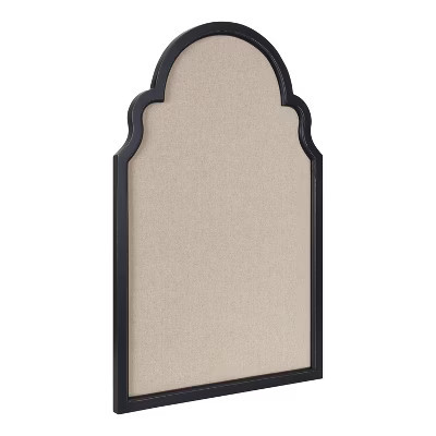 Kate and Laurel Hogan Arch Framed Pinboard, 24x36, Black | Target