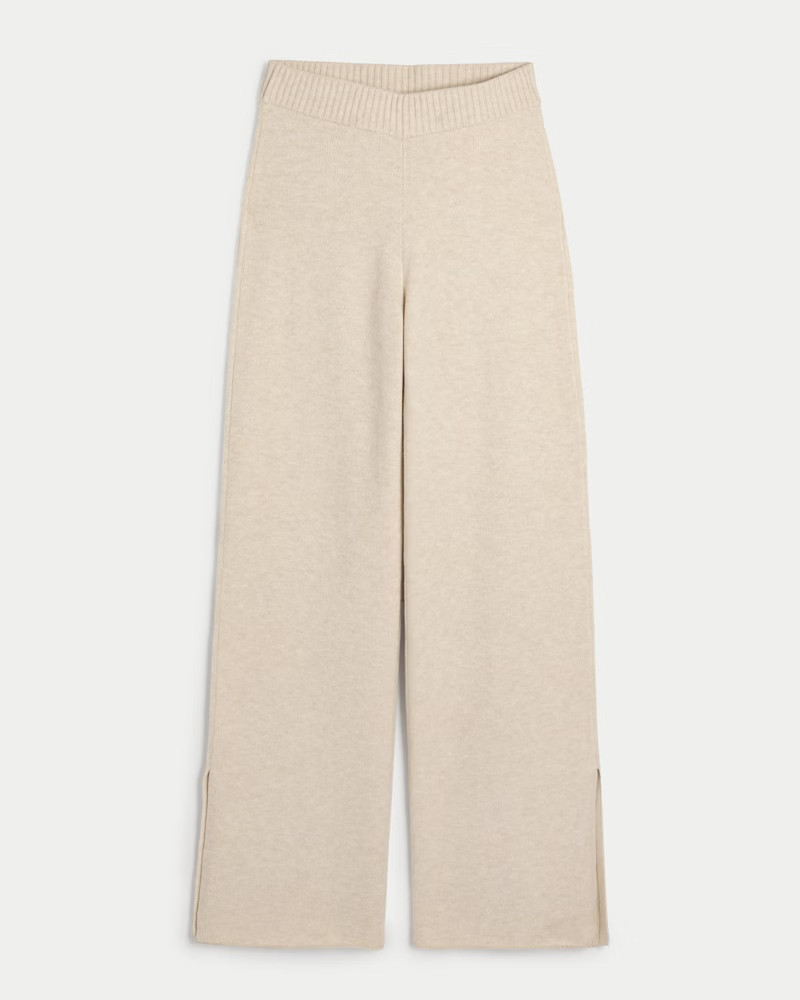 Gilly Hicks Sweater-Knit Flare Pants | Hollister (US)