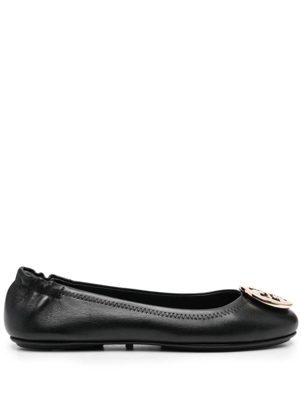 Tory Burch Minnie travel ballerina shoes - Black | Farfetch Global