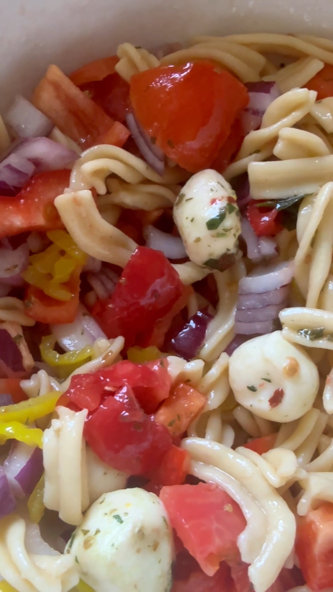 My KitchenAid Pasta Press Attachment is my lifeline!! I love making homemade pasta. This far I’ve made rigatoni, spaghetti, bucatini, and fusilli! This weekend I made a pasta salad with my fusilli! I made homemade ranch dressing, added marinated mozzarella balls, homegrown tomatoes from my neighbors, red onion, cucumbers and pepperoncini. It was amazing!! Homemade pasta is delicious, filling and is a family favorite! ❤️

#kitchenaid #homemadepasta #pasta #pastamaker

#LTKfoodie #LTKHome #LTKstorytime
