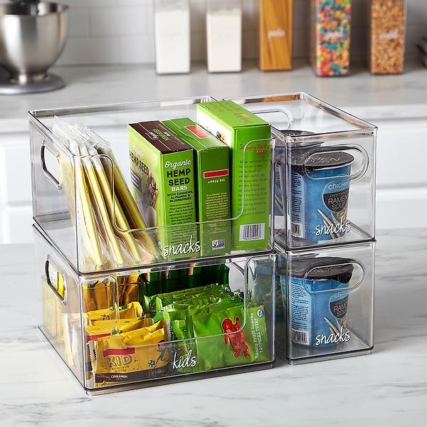 Case of 4 T.H.E. Stacking Pantry Bin | The Container Store