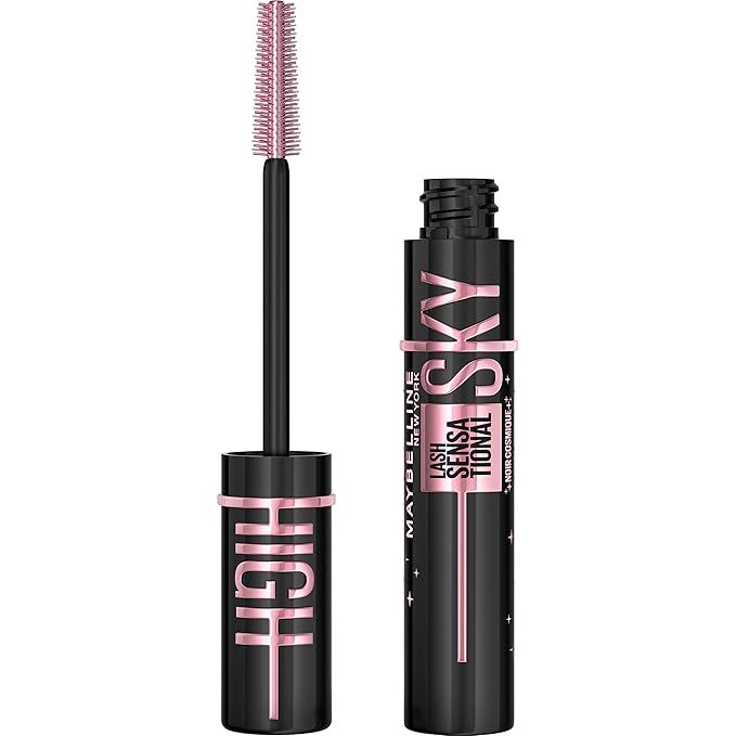 Maybelline New York Sky High Washable Volumizing Mascara Makeup, Cosmic Black, 0.24 Fl Oz | Amazon (US)