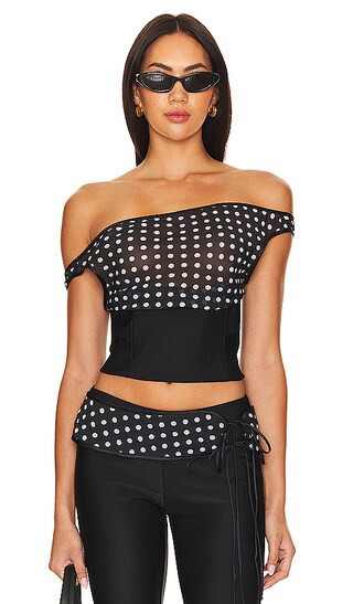 Fait Par Foutch Remi Top in Black. - size M | Revolve Clothing (Global)