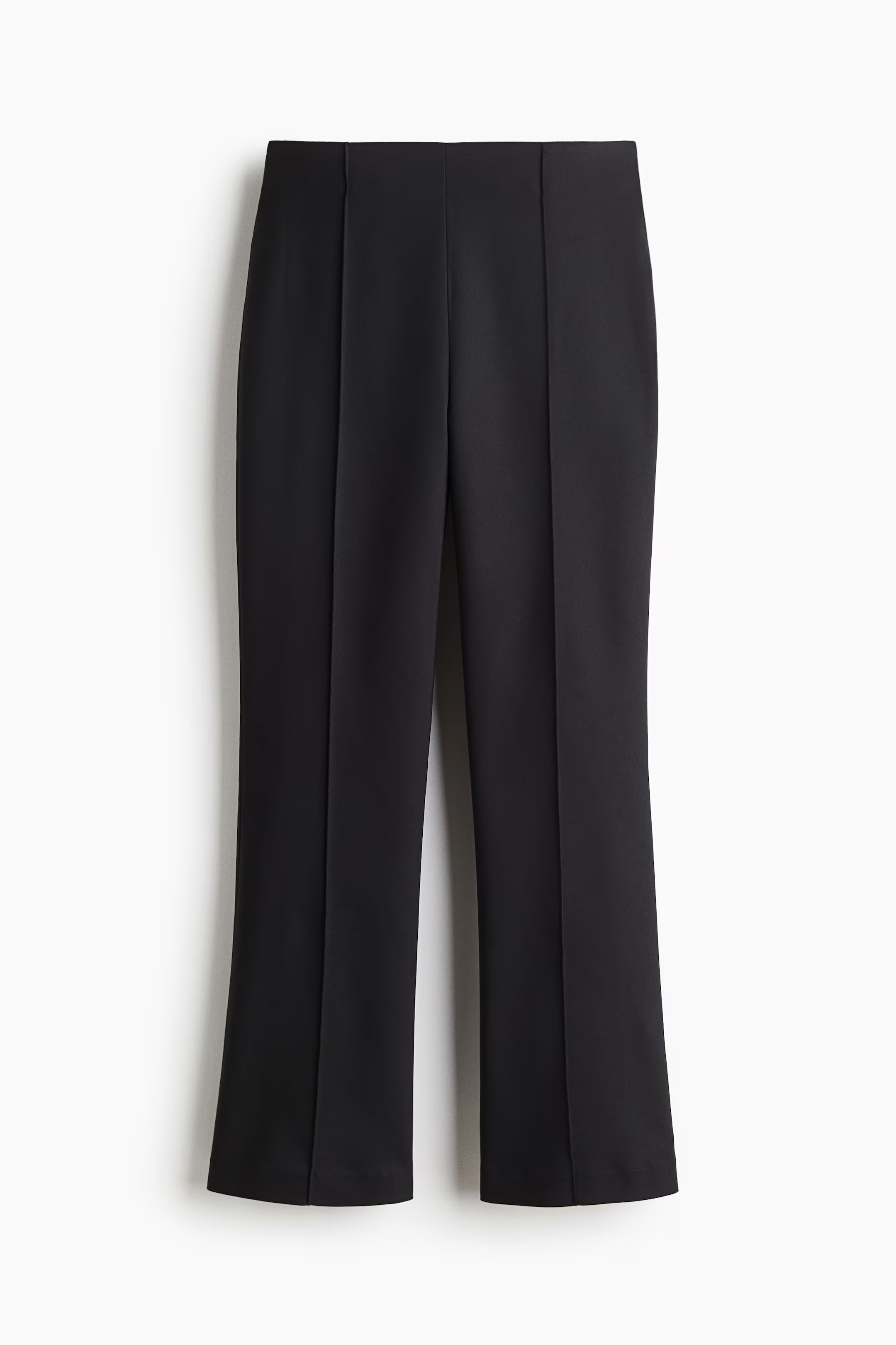 Flared crease-front trousers | H&M (UK, MY, IN, SG, PH, TW, HK)