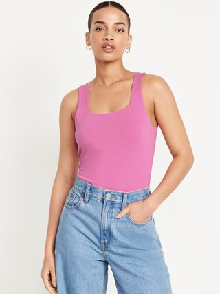 Sleeveless Square-Neck Bodysuit | Old Navy (US)