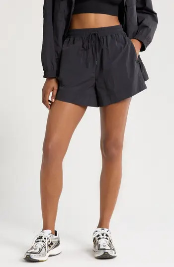 Zella Road Trip Crinkle Nylon Shorts | Nordstrom | Nordstrom