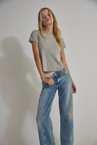 We The Free Risk Taker Mid-Rise Jeans | Free People (Global - UK&FR Excluded)