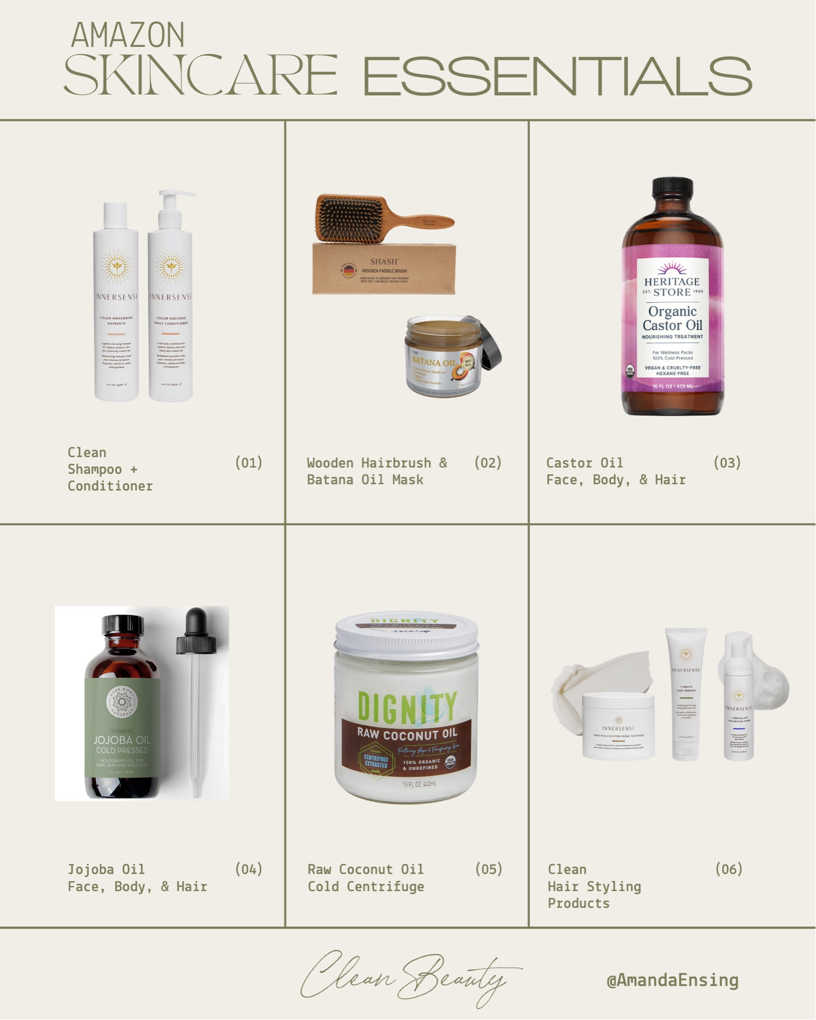 My Current Favorite Cleaner Haircare, Skincare, & Bodycare Products avail on Amazon 🌿 #amazon #ad #cleanbeauty #skincare

#LTKbeauty