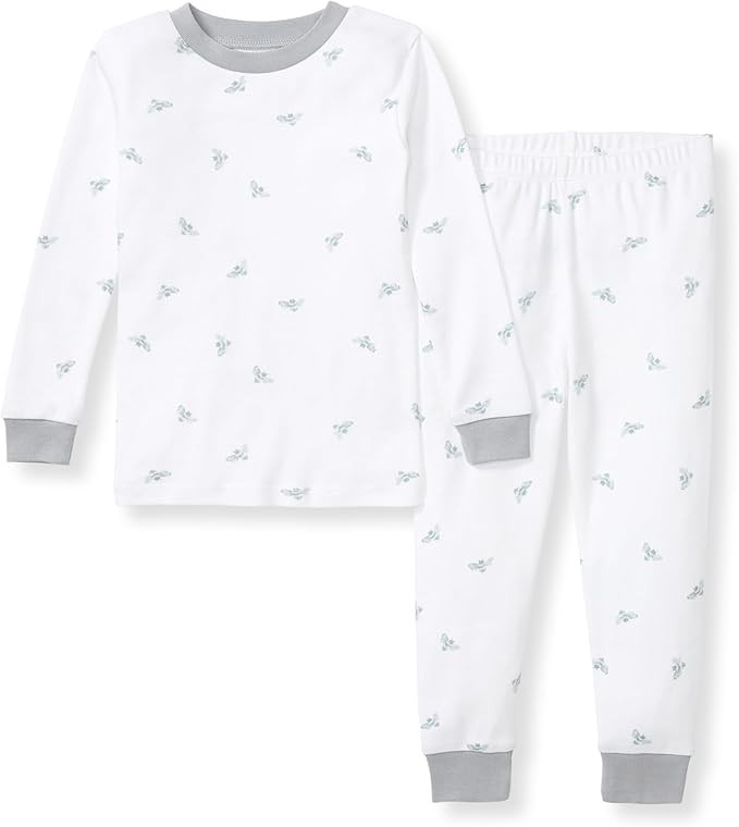 Burt's Bees Baby Baby Boys Pajamas, 2-Piece Long Sleeve Tee and Long Pant Cotton PJ Set, Sizes fo... | Amazon (US)