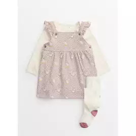 Buy Jemima Puddle-Duck Pink Pinafore Dress & Bodysuit Set 9-12 months | Outfits and sets | Tu | Tu Clothing