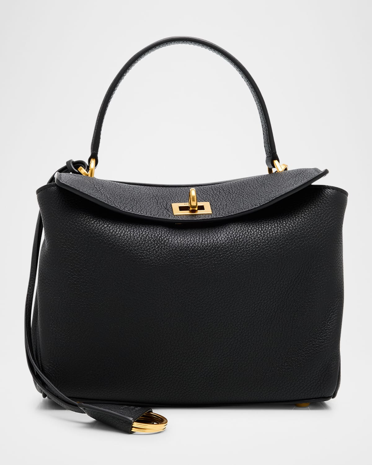 Rodeo Mini Grained Leather Top-Handle Bag | Neiman Marcus