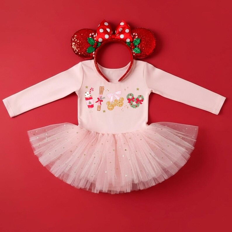 Disney Coquette Bow Snacks : Tutu Leotard / Christmas Dress - Etsy | Etsy (US)