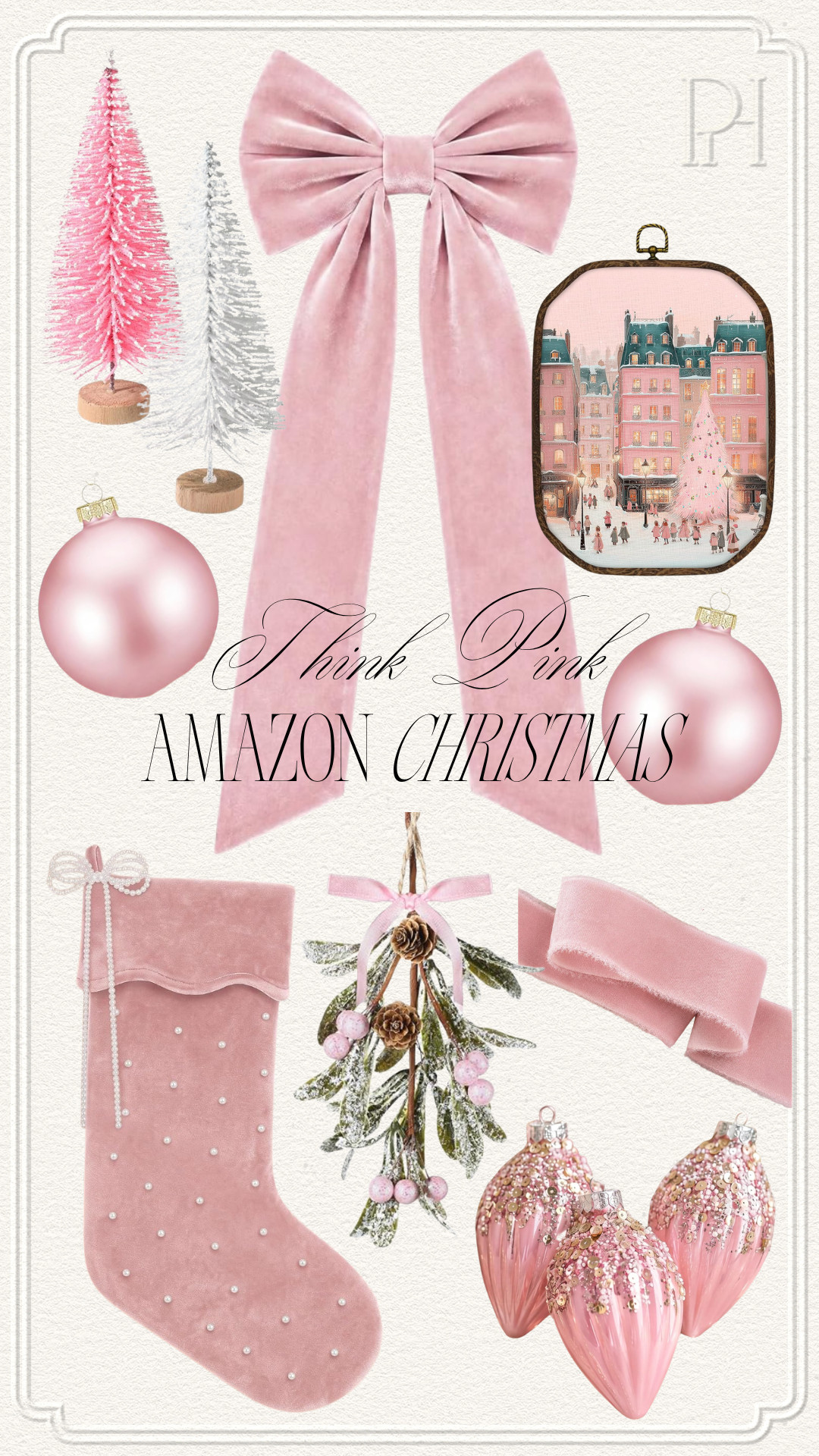 The cutest pink Christmas decor finds on Amazon!

pink holiday decor, Christmas accents, pink velvet ribbon, pink velvet bow, holiday bow, Christmas tree bow, pink stocking, pink holiday ornaments, Christmas ornaments, pink wall art, Christmas wall art, bottle brush trees 

 #LTKSeasonal #LTKHome