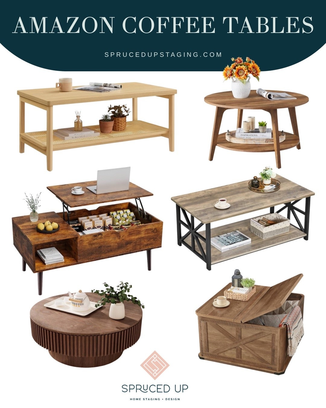 Coffee tables from Amazon! Amazon furniture finds for the living room 

#LTKHome