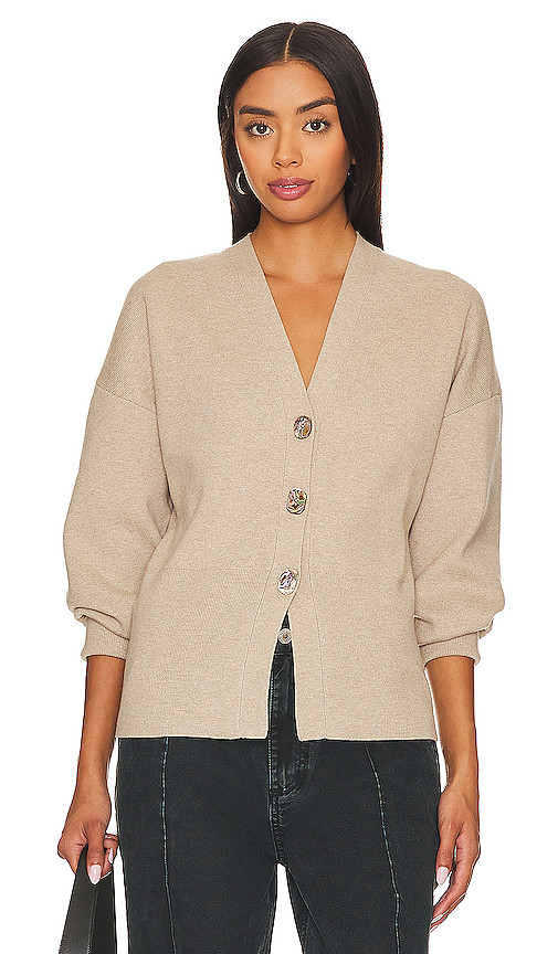 Brunella Cardigan in Oat | Revolve Clothing (Global)