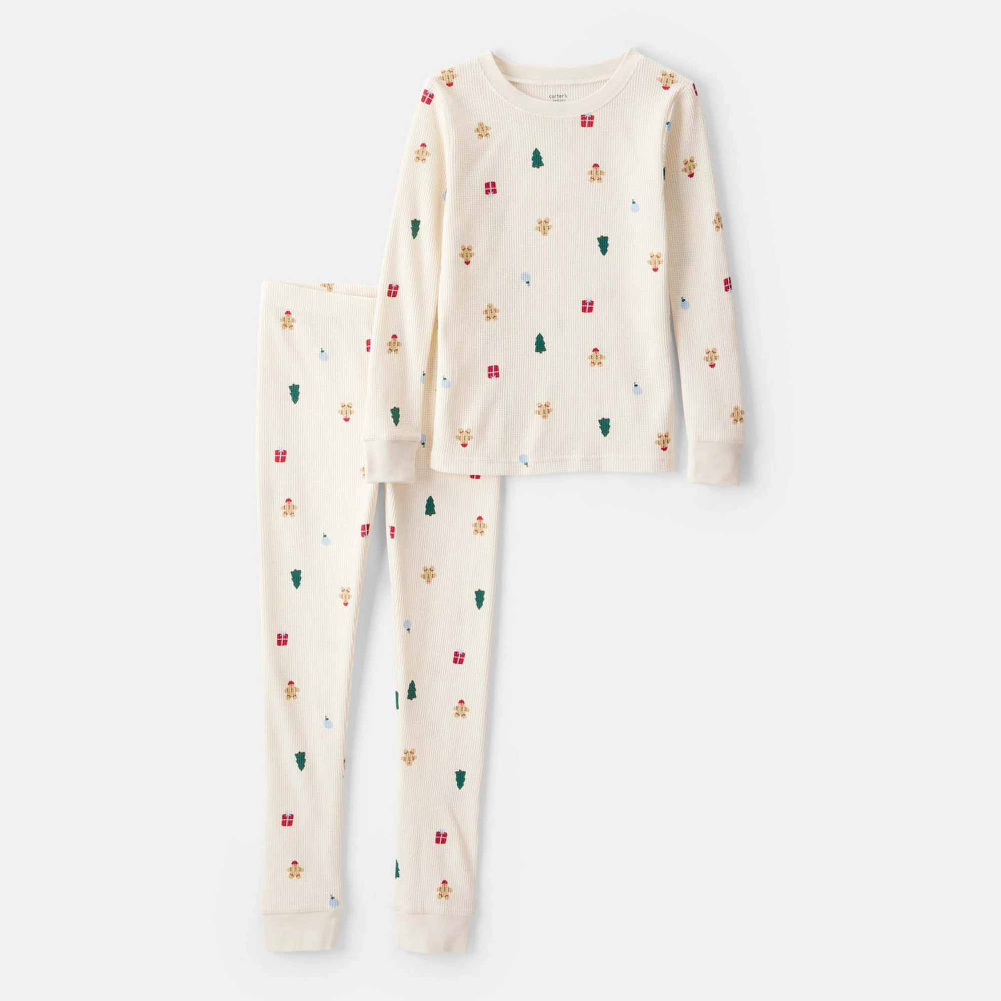 Kids 4-14 Carter's Holiday Print 2-pc. Pajama Top & Pajama Bottoms Set | Kohl's