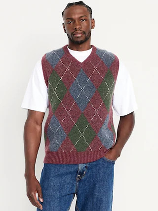 Wool-Blend Sweater Vest | Old Navy (CA)