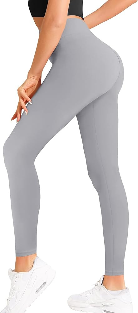 Natural Feelings Buttercloud High Waisted Leggings for Women Tummy Control Workout Leggings Soft ... | Amazon (US)