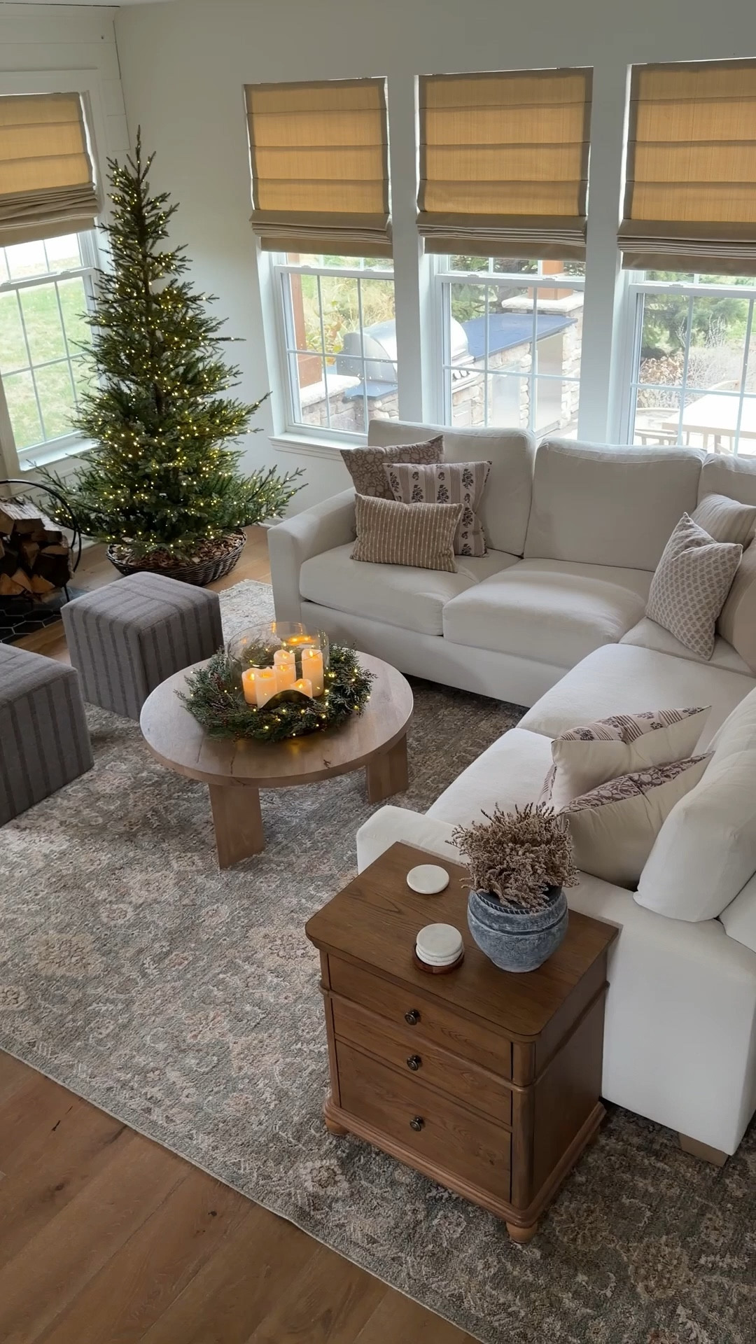 Holiday living room views. 

#LTKHome #LTKHoliday
