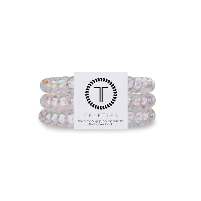 TELETIES - Small Spiral Hair Coils - Summer Collection - Ponytail Holder Hair Ties for Women - Ph... | Amazon (US)