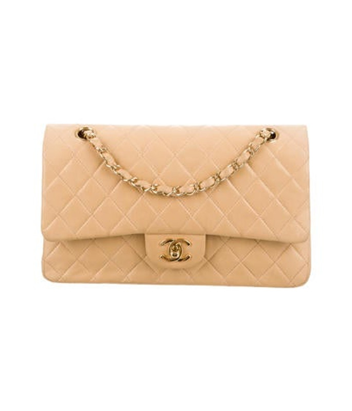 Chanel Classic Maxi Double Flap Bag Tan Chanel Classic Maxi Double Flap Bag | The RealReal