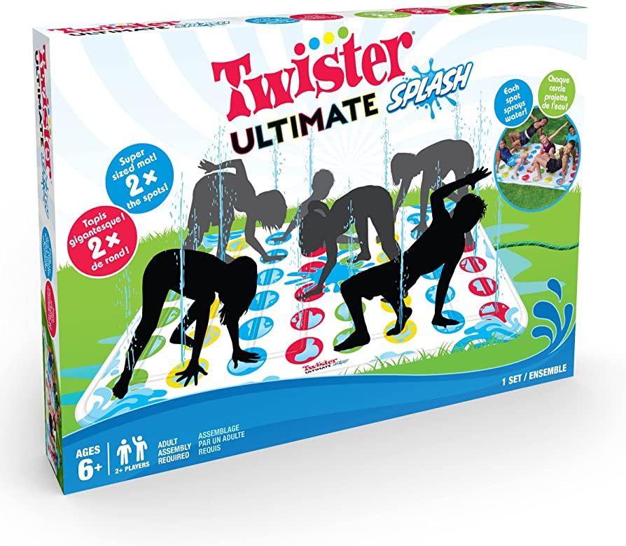 Hasbro Twister Ultimate Splash – Giant Outdoor Inflatable Water Twister Game for Kids – Backy... | Amazon (US)