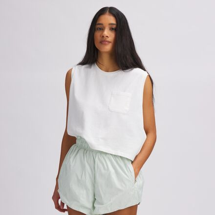 Cropped Sleeveless Pocket Crew Top - Women's | Backcountry