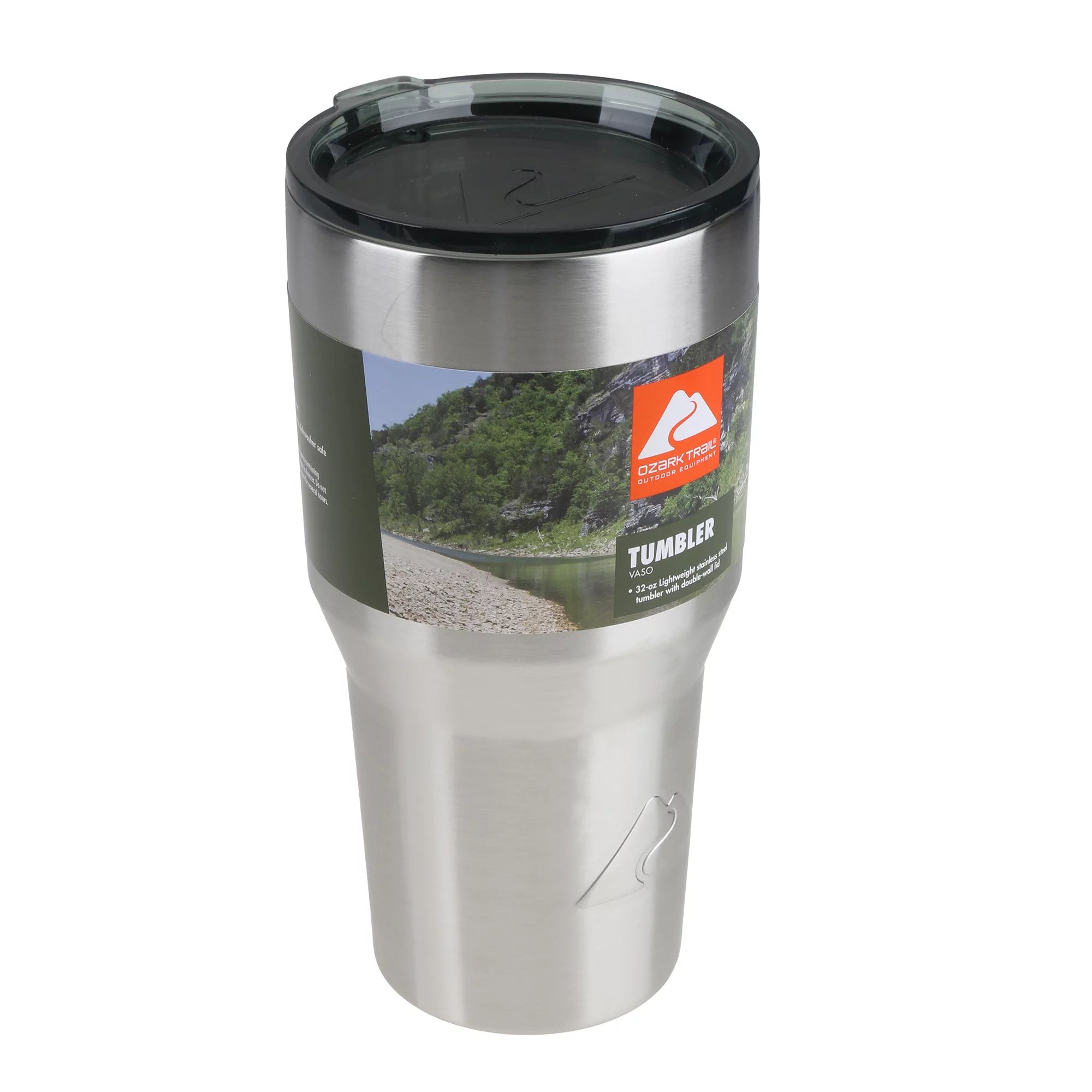 Ozark Trail Double Wall Vacuum Sealed Stainless Steel Tumbler 32 Ounce | Walmart (US)
