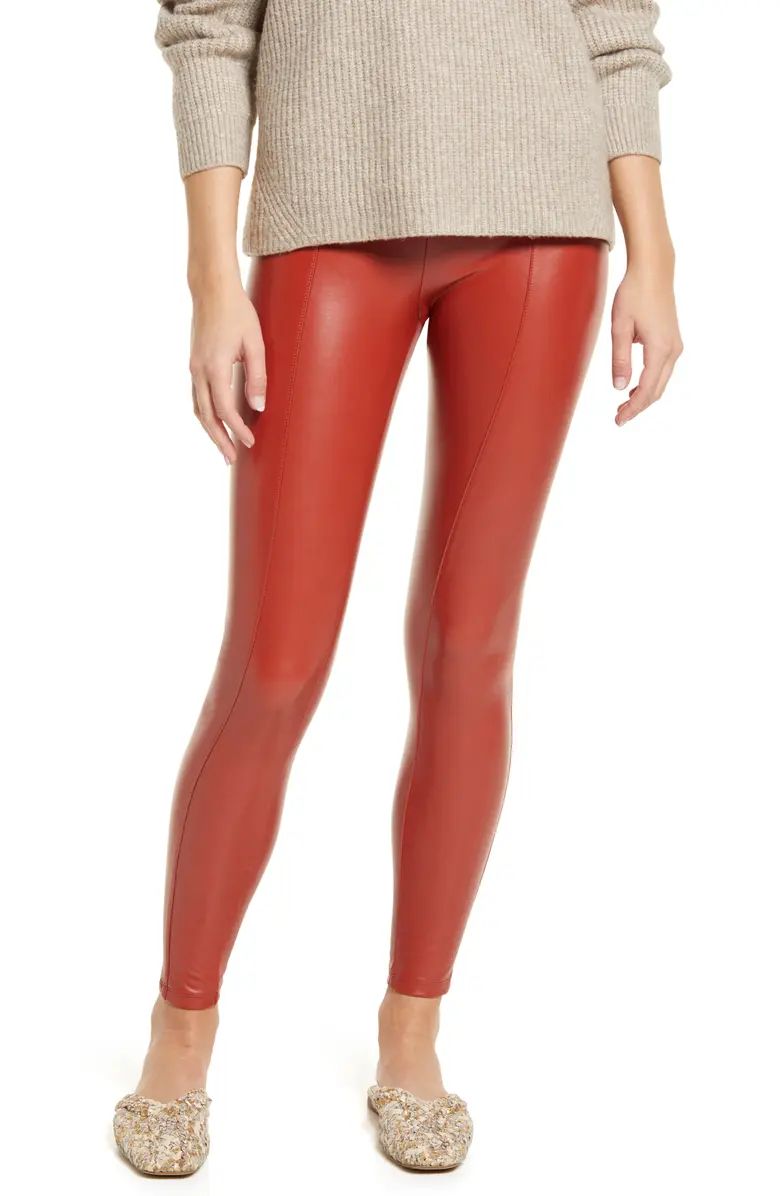 High Waist Faux Leather Leggings | Nordstrom