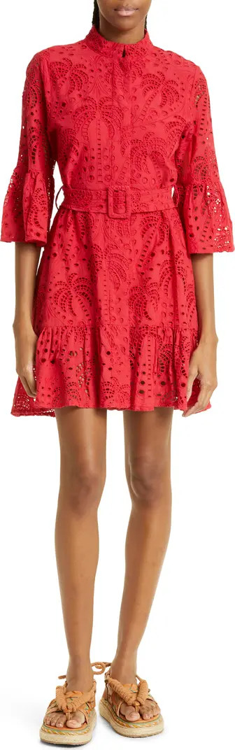 Cotton Eyelet Minidress | Nordstrom