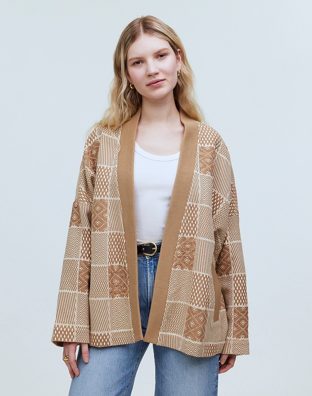 Jacquard Patchwork Robe Jacket | Madewell