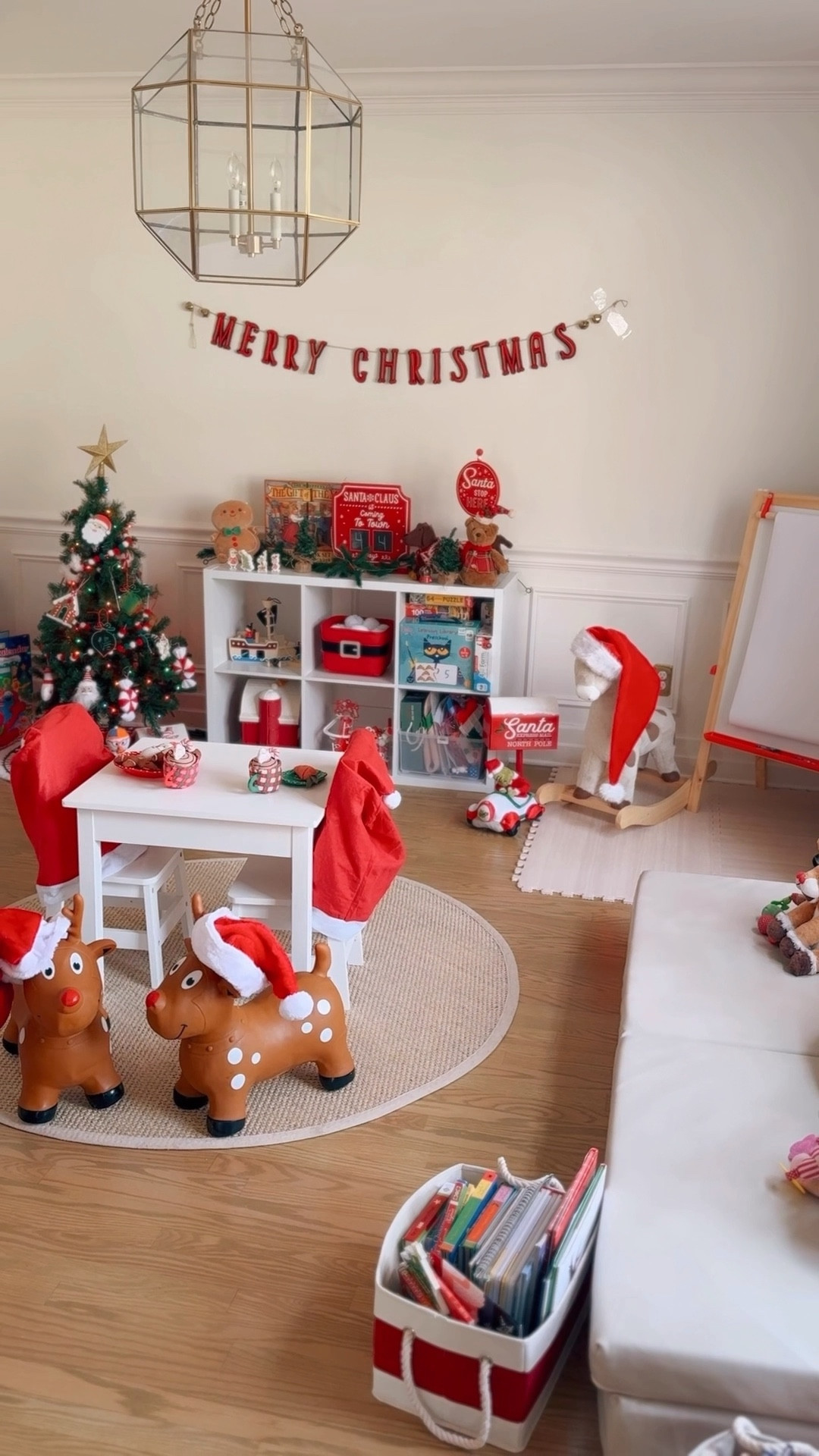 Kids Christmas playroom. Toddler Christmas playroom. Christmas playroom decor. Holiday playroom.


#LTKHoliday #LTKFamily #LTKHome