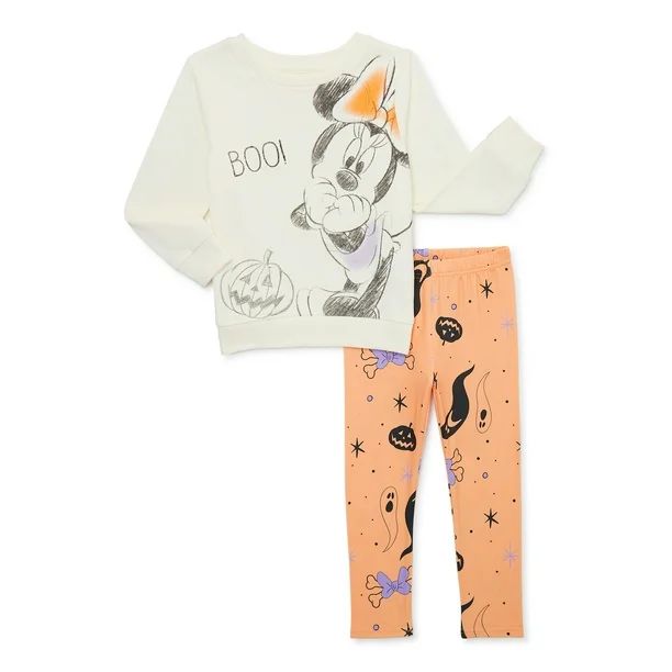 Minnie Mouse Halloween Baby and Toddler Girl Outfit Set, 2-Piece, Sizes 12M-5T - Walmart.com | Walmart (US)