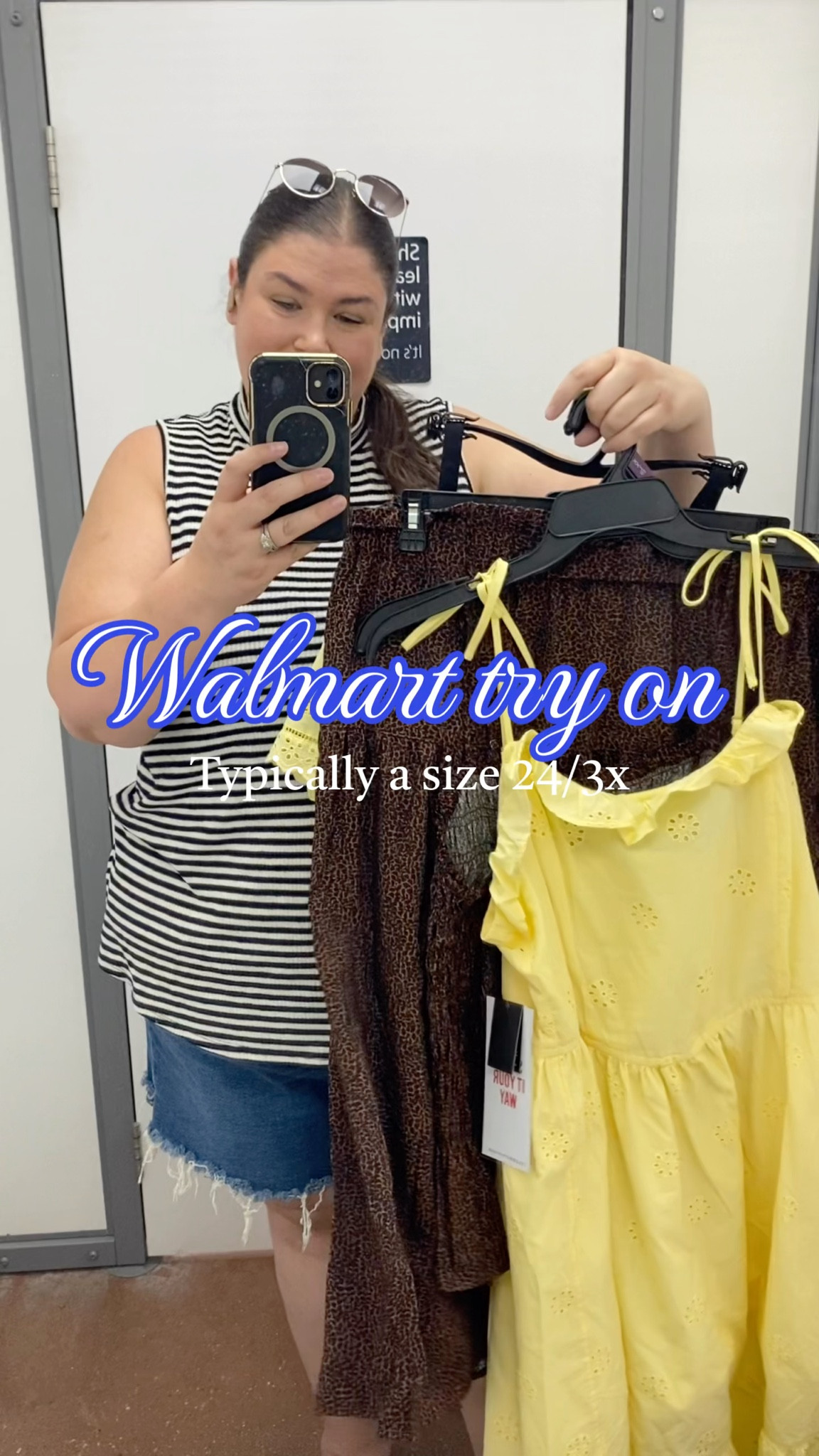 Walmart plus size try on! On a typical size 24/3x