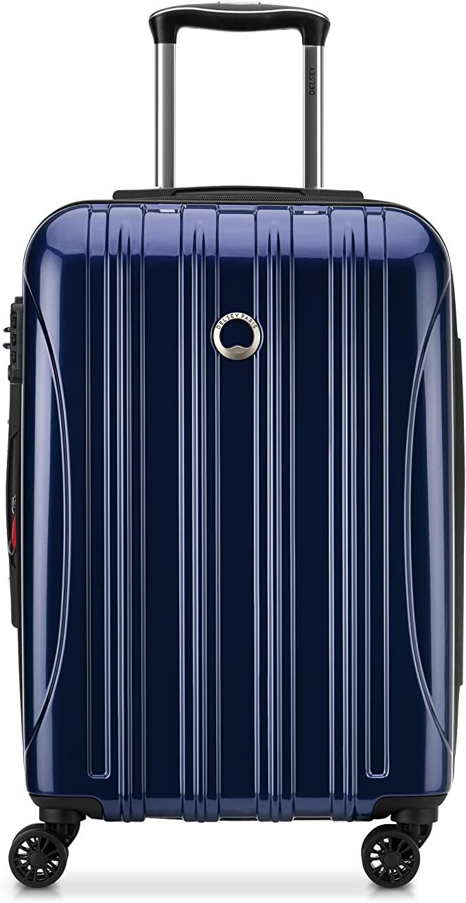DELSEY Paris Helium Aero Hardside Expandable Luggage with Spinner Wheels, Blue Cobalt, Carry-On 2... | Amazon (US)