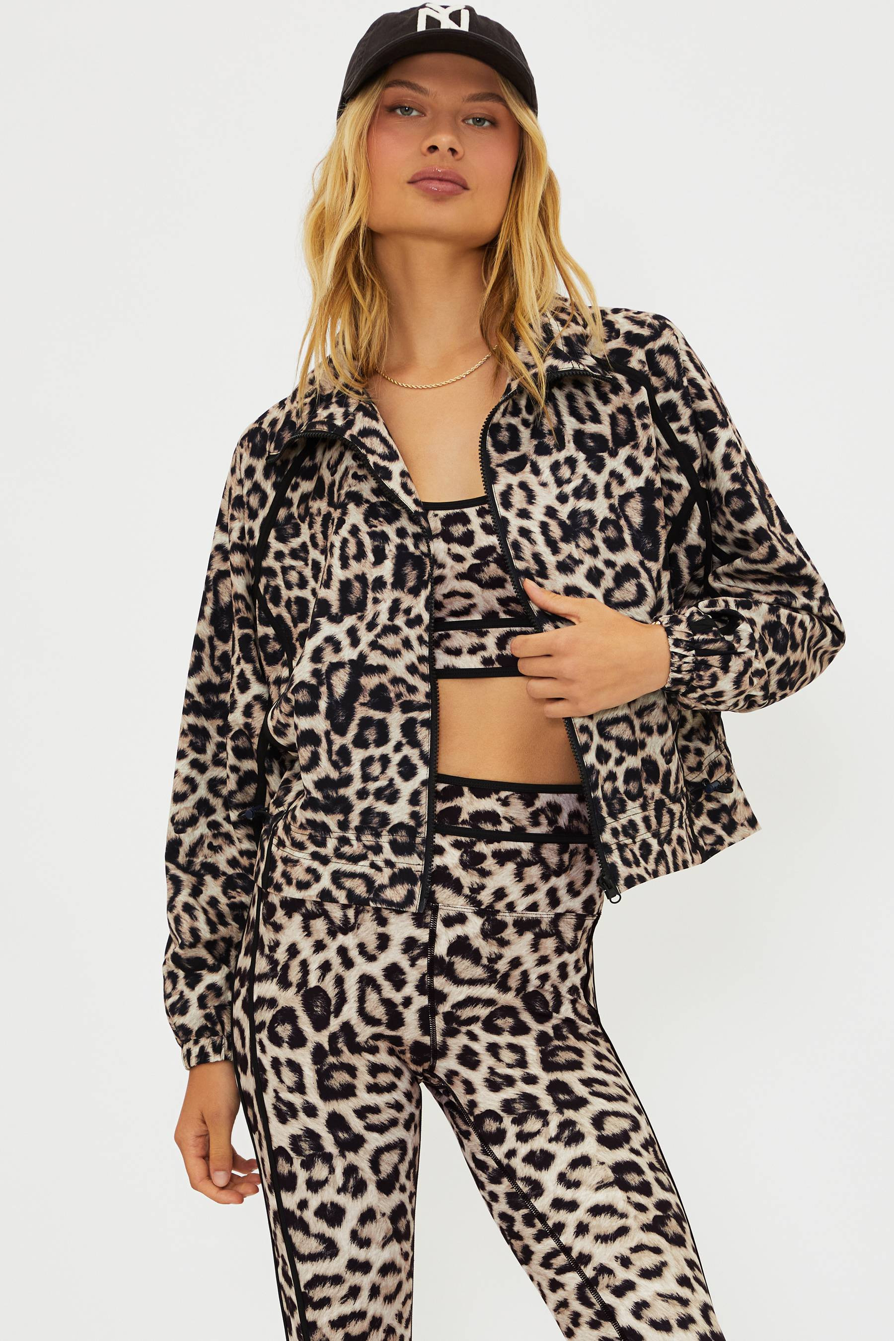Casen Jacket Mystic Leopard | Leopard Print Running Jacket | Beach Riot | Beach Riot