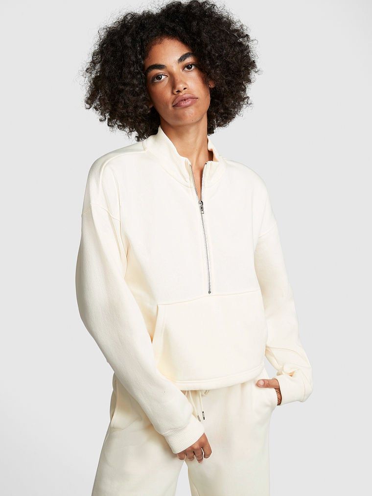 Premium Fleece Half-Zip Sweatshirt | Victoria's Secret (US / CA )
