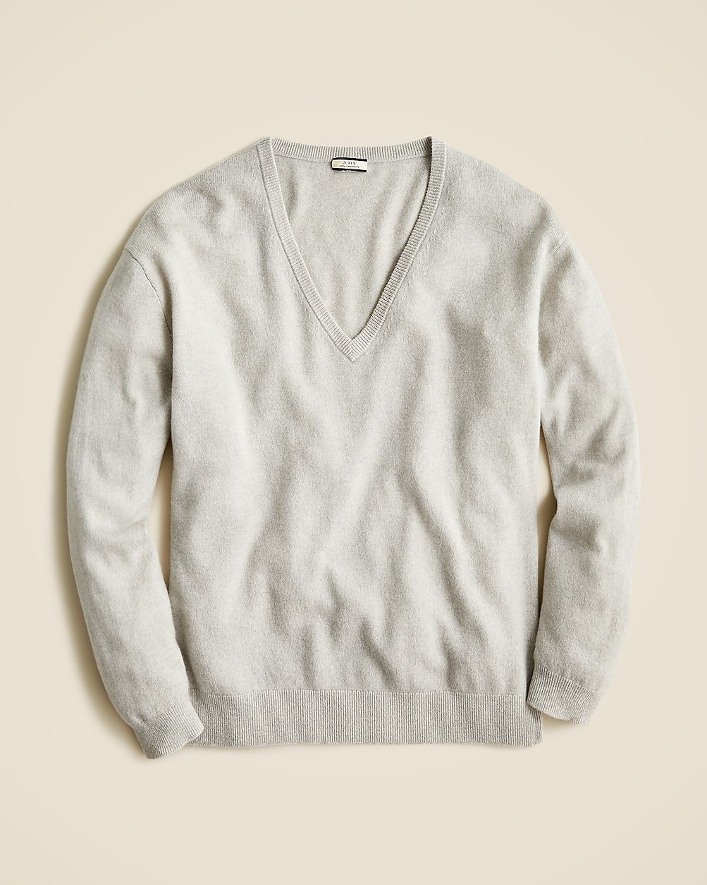 Cashmere relaxed V-neck sweater | J. Crew US