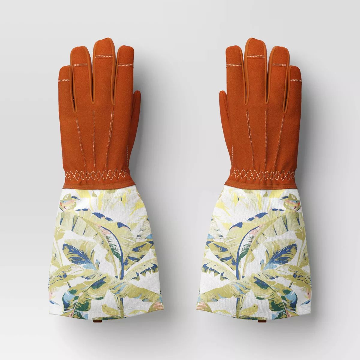 M/L Outdoor Patio Duck Canvas Rose Picker Gloves in Butternut Wood - Threshold™ | Target